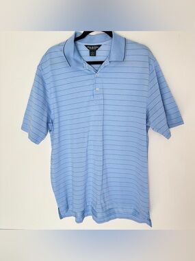 Polo by Ralph Lauren Sky Blue Horizontal Stripe Polo